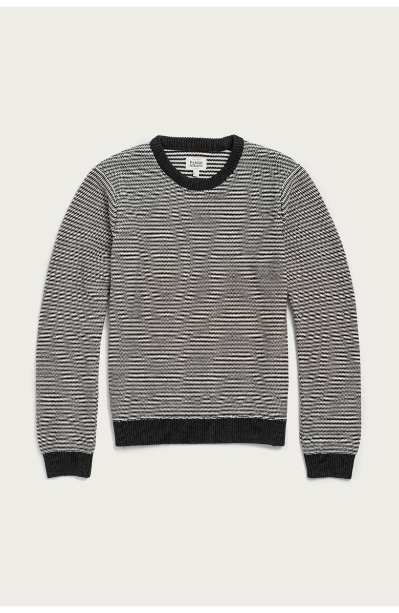 Bridge & Burn Ansel Sweater, Main, color, Charcoal Stripe
