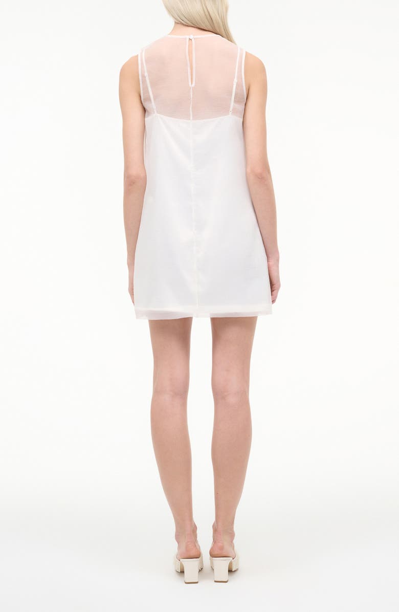 STAUD Brea Minidress, Alternate, color, Ivory