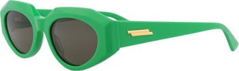 52mm Oval Sunglasses