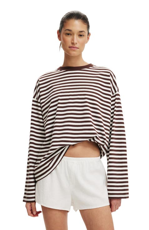 Women's Boxy Long Sleeve Top