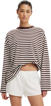 Cotton On Women's Boxy Long Sleeve Top