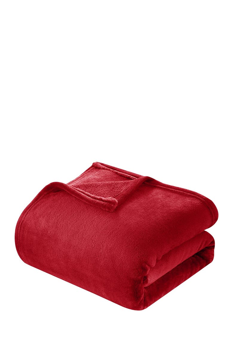 CHIC Kaeden Fleece Throw - Red, Main, color,