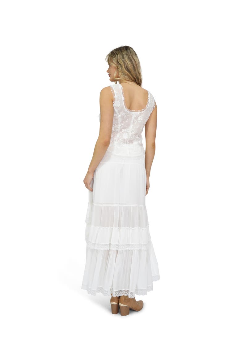 Wanderlace Ruffle Skirt, Alternate, color, White
