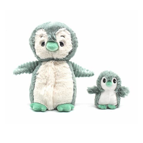 Penguin Mom & Her Baby  - Secret Keeper Plush Toy, Eco-Friendly, Soft & Washable