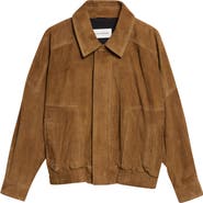 NOUR HAMMOUR Dalma Relaxed Suede Jacket