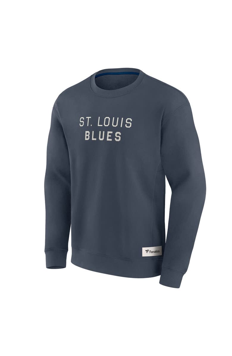 FANATICS Men
s Fanatics Blue St. Louis Blues Elements Future Ground Lettering Pullover Sweatshirt, Alternate, color, Blue