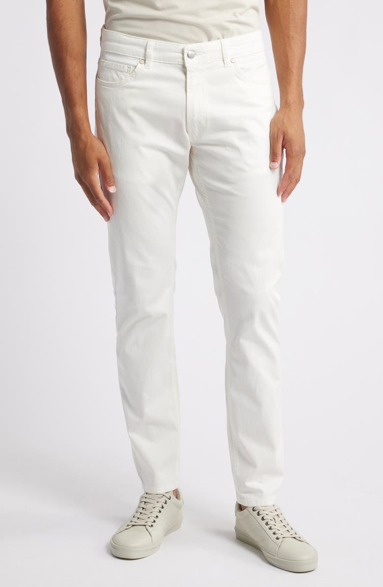 Peter Millar Wayfare Tailored Fit Stretch Pants, Main, color, Almond