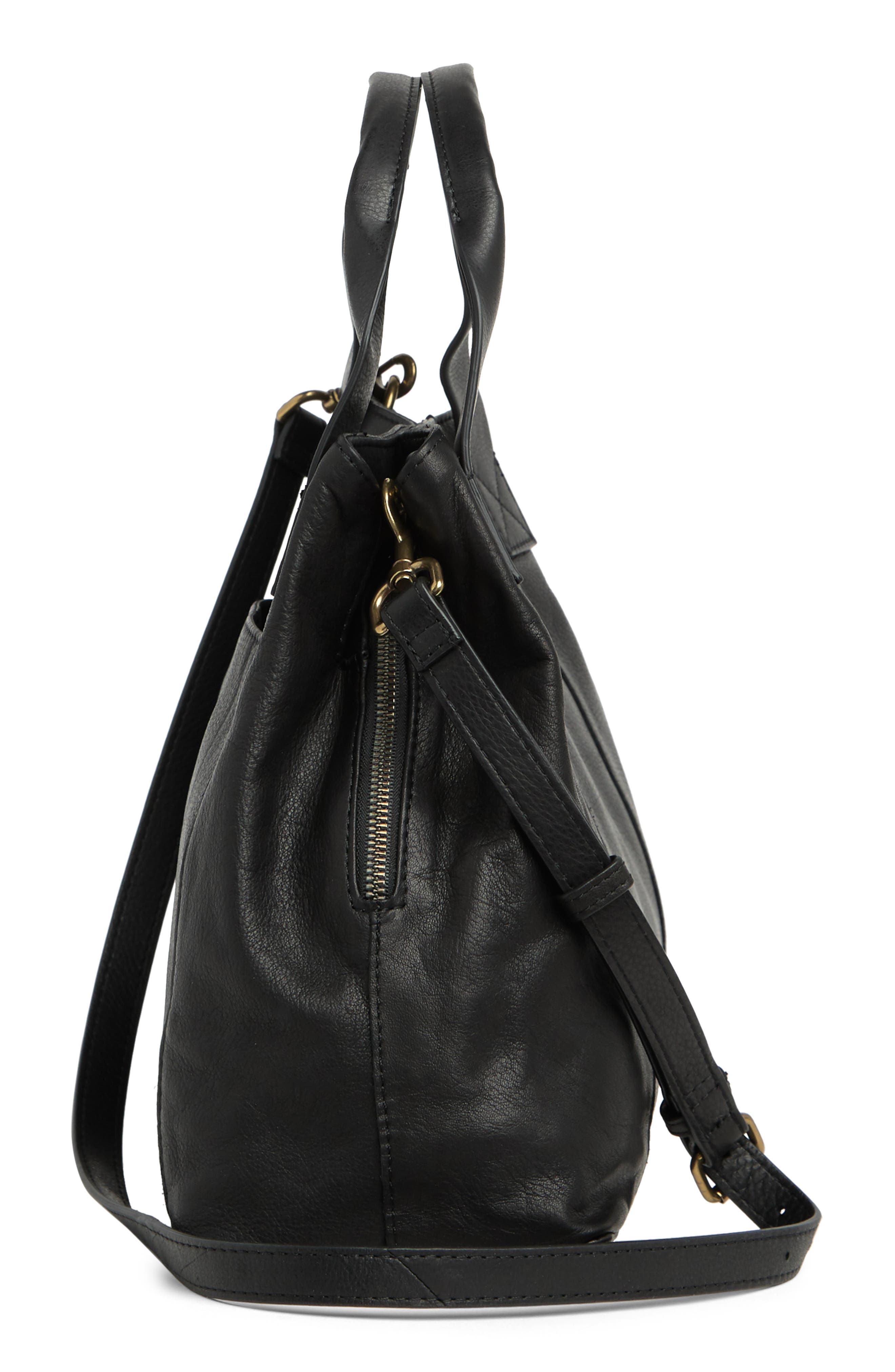 AMERICAN LEATHER CO. Ada Triple Entry Satchel Bag, Alternate, color, 