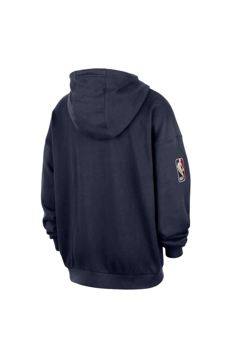 Nike Men's Nike Navy Cleveland Cavaliers Classic Edition Hardwood Classics Premium Club Heavyweight Fleece Hoodie, Alternate, color, Navy