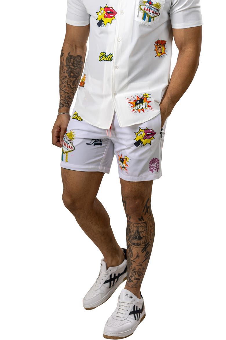 Martyr Swim Trunks, Alternate, color, WHITE