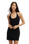 Women's Halter Scoop Mini Dress