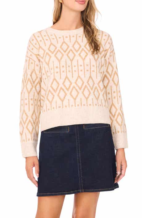 Vince Camuto Jacquard Sweater