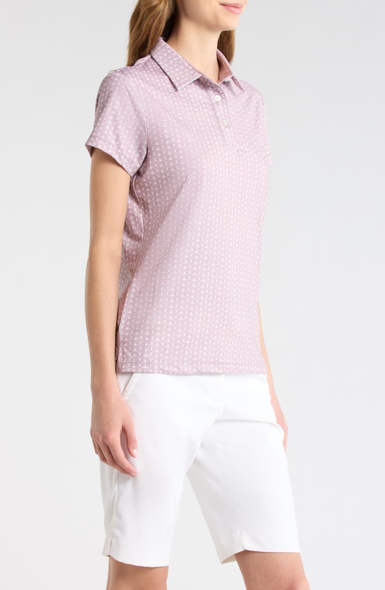Swannies Lauren Print Golf Polo, Alternate, color, Mauve