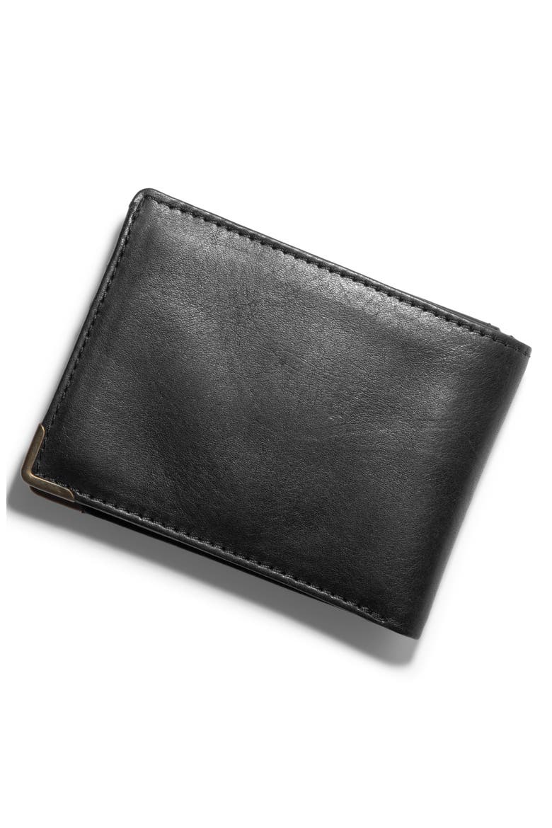 The Industrial Leather Bifold Wallet, Alternate, color, BLACK