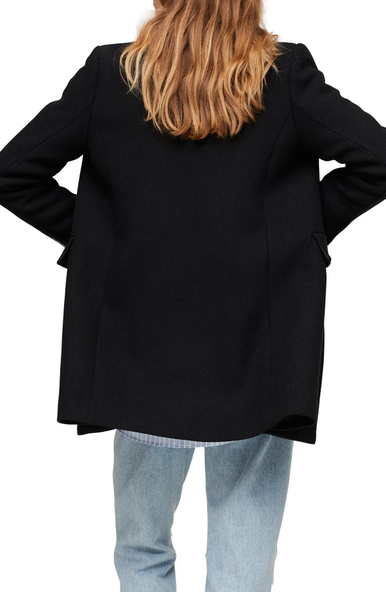 MANGO Double Breasted Coat, Alternate, color, 