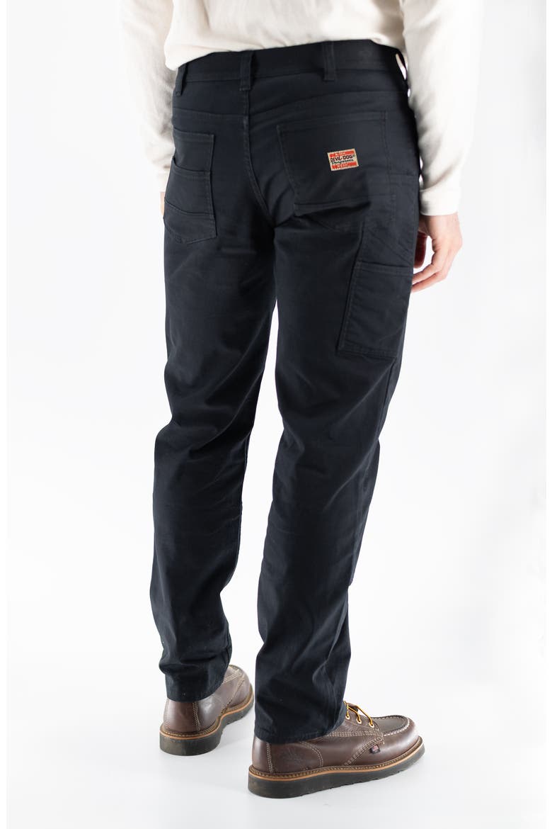 Stretch Twill Carpenter Pants, Alternate, color, BLACK