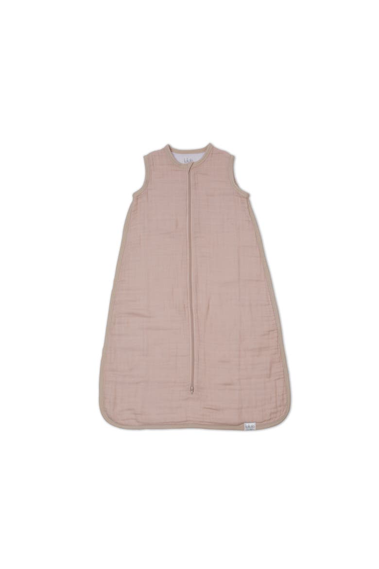 Cotton Muslin Sleep Sack 1.0 TOG, Main, color, Sand
