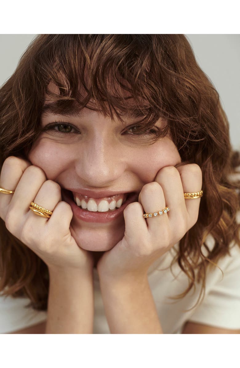 Monica Vinader Diamond Essential Tennis Ring, Alternate, color, 18K Gold Vermeil