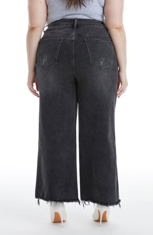 Bayeas High Waist Distressed Wide Leg Jeans