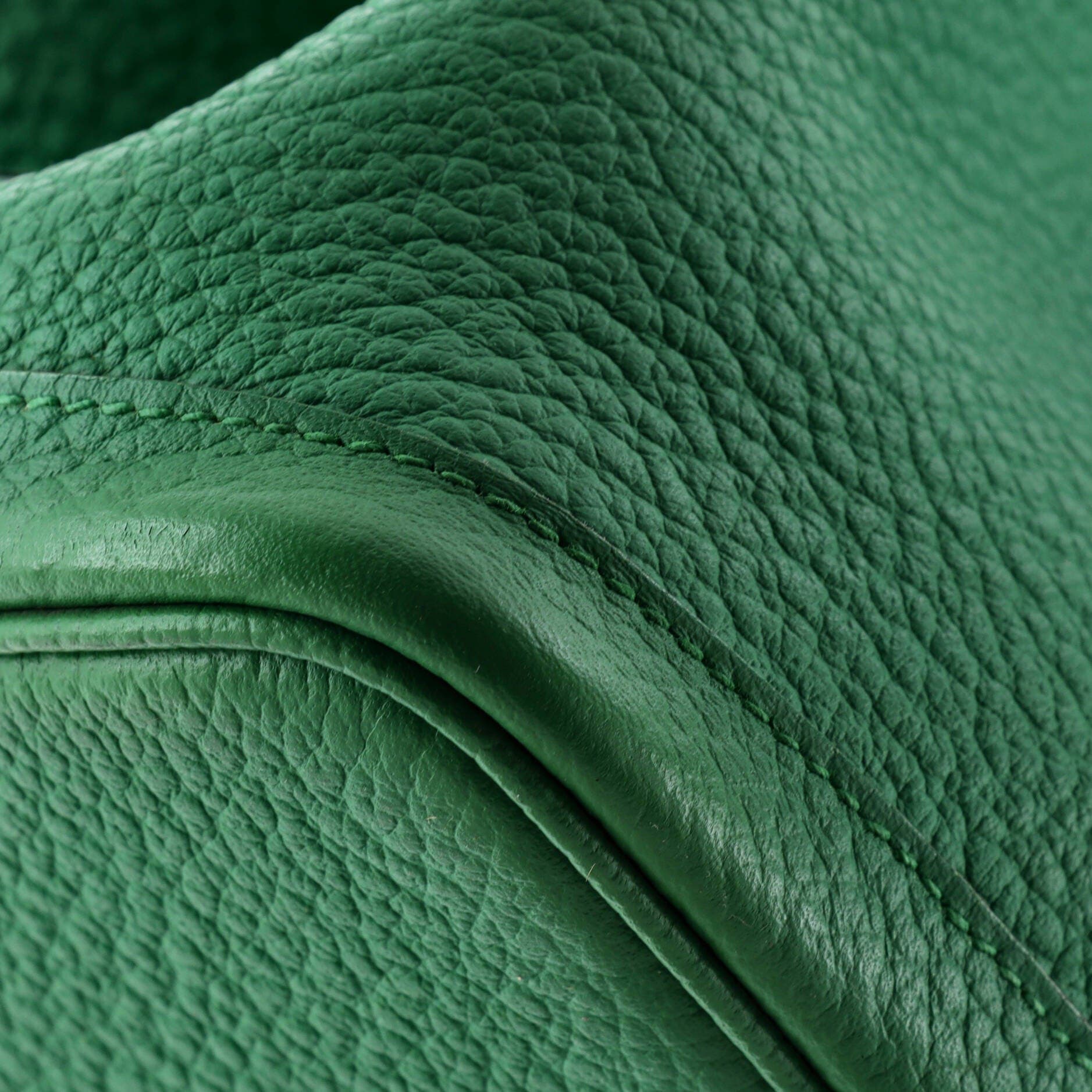 Garden Party Tote Leather with Printed Interior 36, Alternate, color, Green