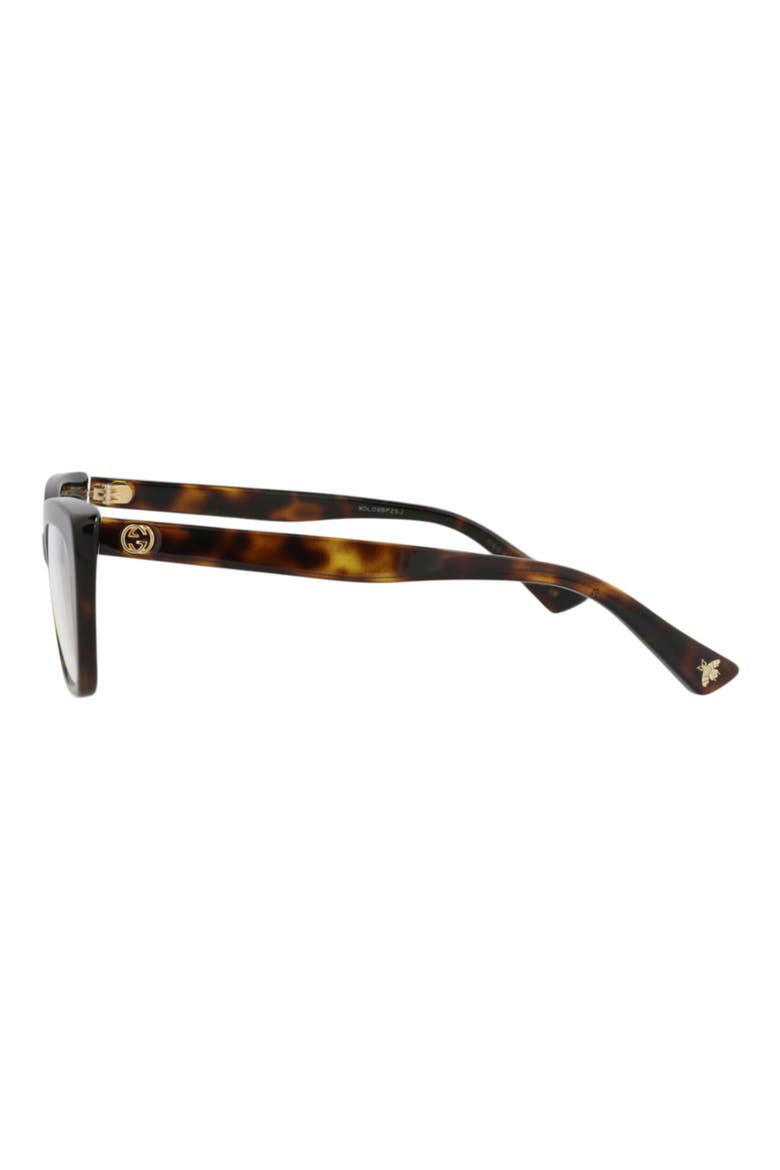 51mm Square Optical Glasses, Alternate, color, HAVANA HAVANA TRANSPARENT