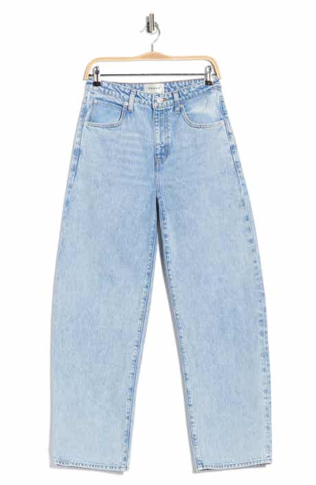 FRAME High Waist Barrel Jeans