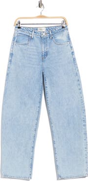 FRAME High Waist Barrel Jeans