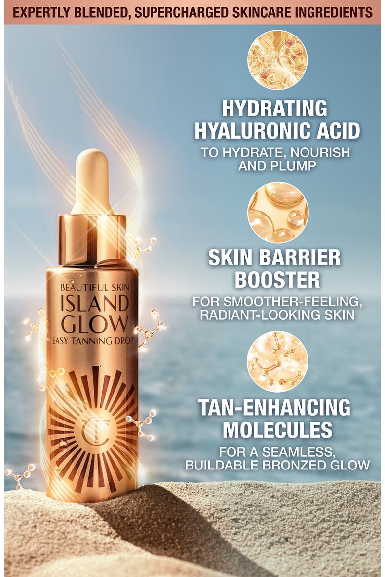 Beautiful Skin Island Glow Easy Tanning Drops, Alternate, color, TAN/ DEEP