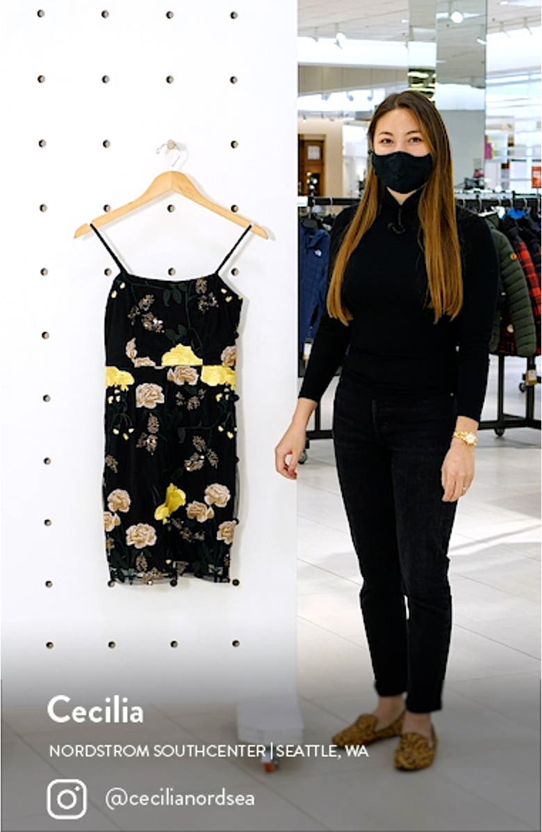 Embroidered Sequin Dress, sales video thumbnail