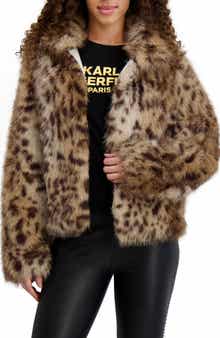 KARL LAGERFELD Faux Fur Jacket