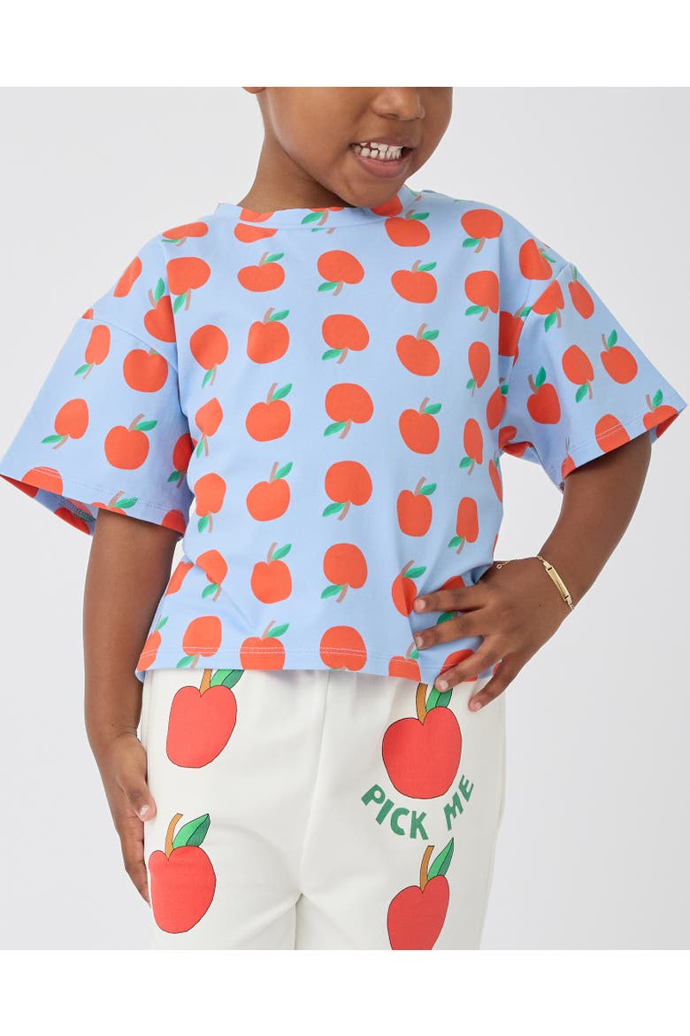 Short Sleeve T-Shirt, Alternate, color, Bllue Apple