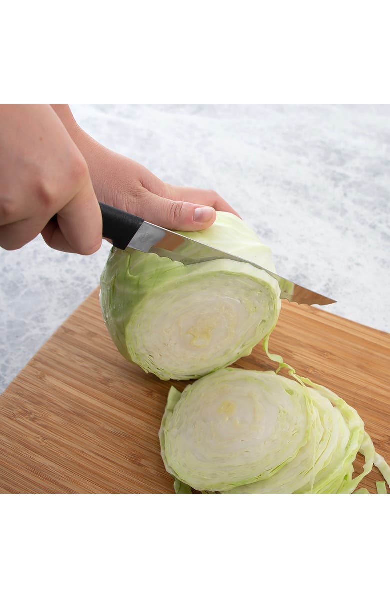 Rada Cutlery 7-Inch Serrated Slicer Stainless Steel Blade, Alternate, color, Black