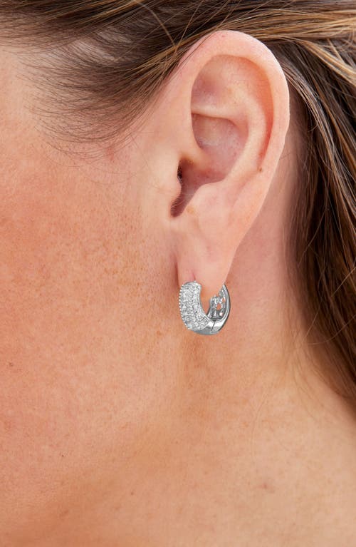 Savvy Cie Jewels Mixed Cubic Zirconia Huggie Hoop Earrings