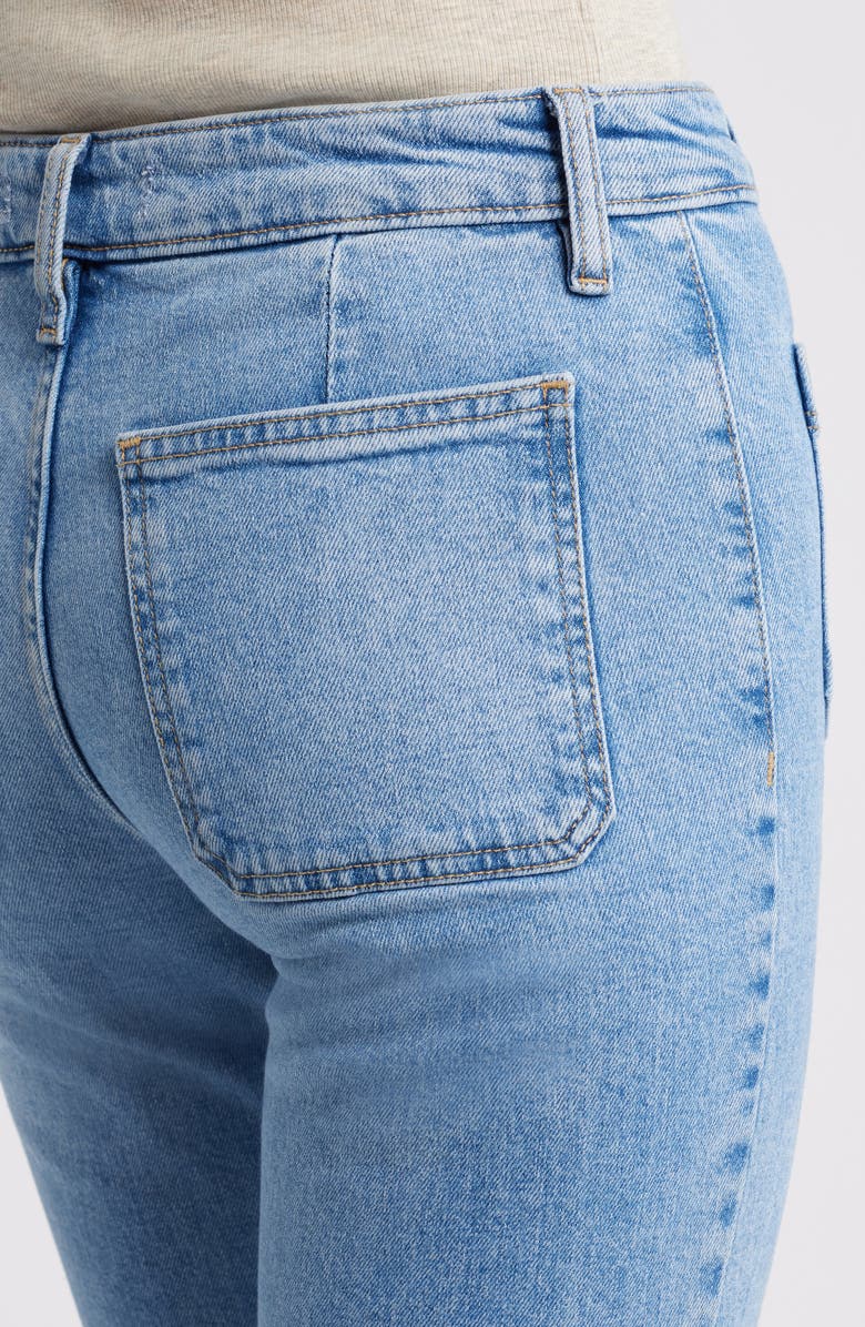 FRAME Le Slim Palazzo Jeans, Alternate, color, Rockwell