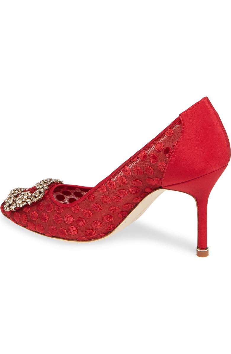 Manolo Blahnik Hangisi Pointed Toe Pump, Alternate, color,
