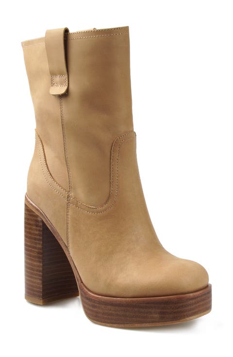 Wyatt Leather Platform Boot