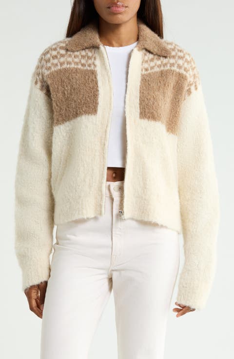 The Zip Raquette Cardigan