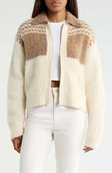 The Zip Raquette Cardigan