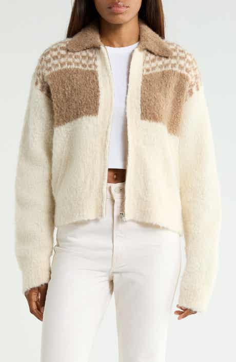 The Zip Raquette Cardigan