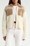 MOTHER The Zip Raquette Cardigan