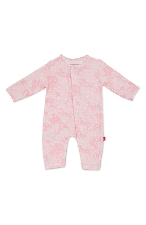 Pink Doeskin Magnetic Coveralls (Baby)