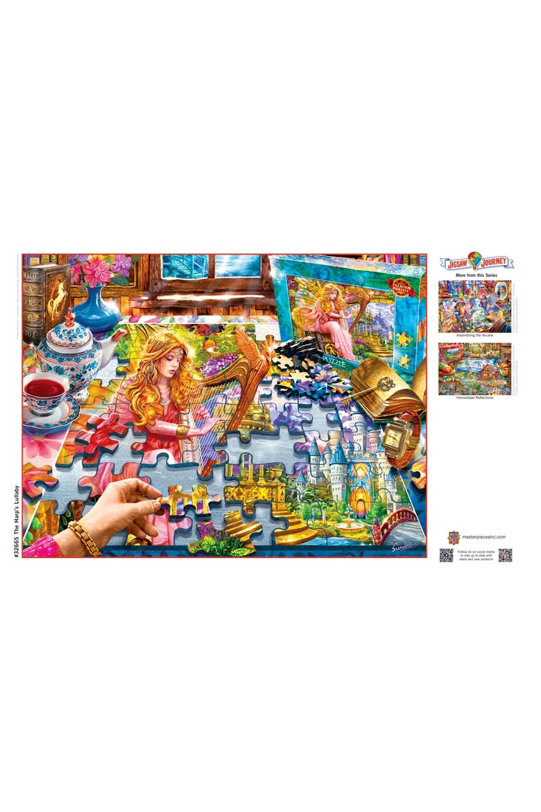 The Harp's Lullaby 300 Piece Puzzle, Alternate, color, Multicolor