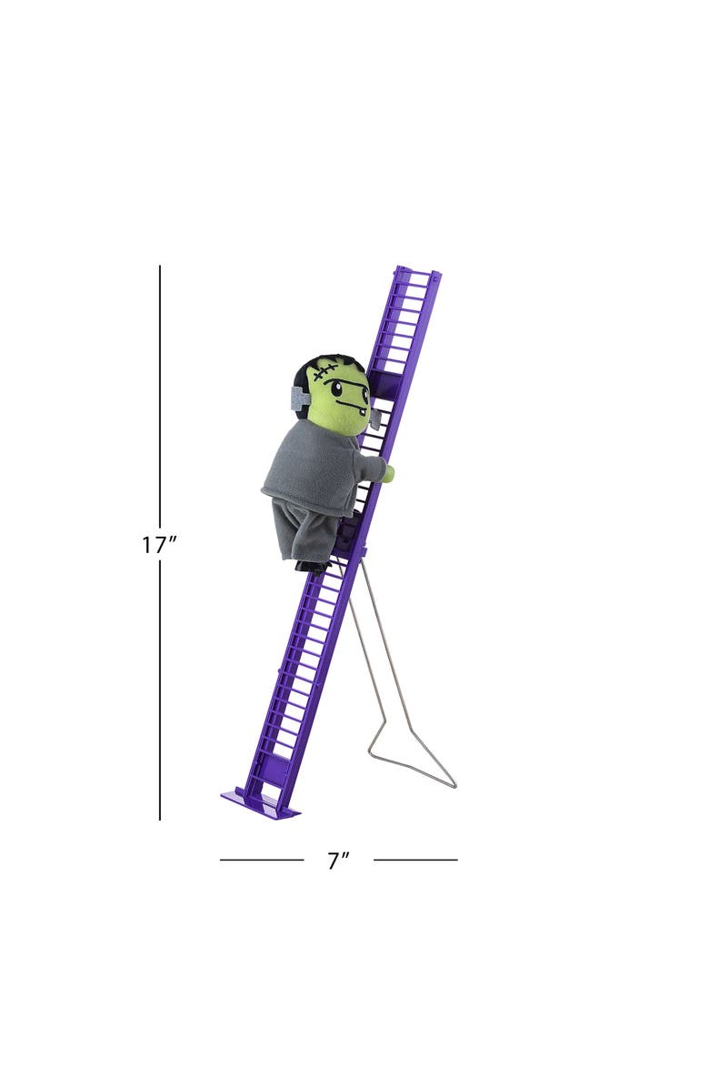 Mr. Halloween 17 in. Ladder Climbing Frankenstein, Alternate, color, Multicolor