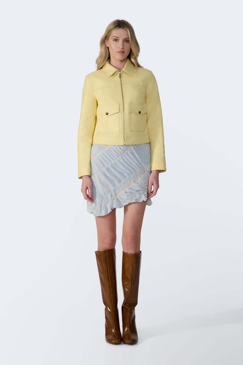 Flora Leather Jacket