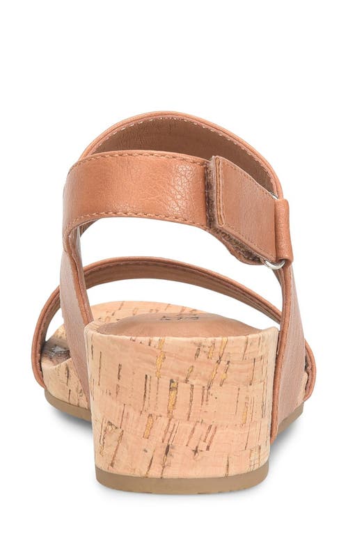 Shop Eurosoft Reba Slingback Wedge Sandal In Brown