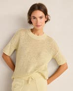 Haven Well Within Organic Cotton Linen Tape Yarn Sweater