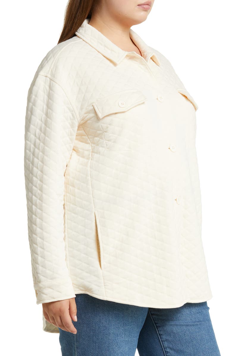 Caslon<sup>®</sup> Quilted Shacket, Alternate, color, 