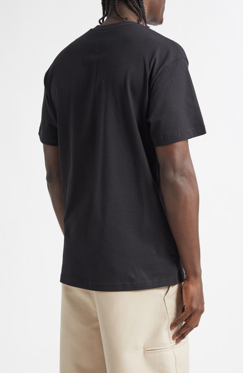 Givenchy Regular Fit Logo Patch T-Shirt, Alternate, color, Black/ White