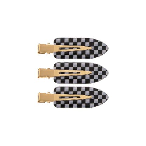 Checker Creaseless Clip Set