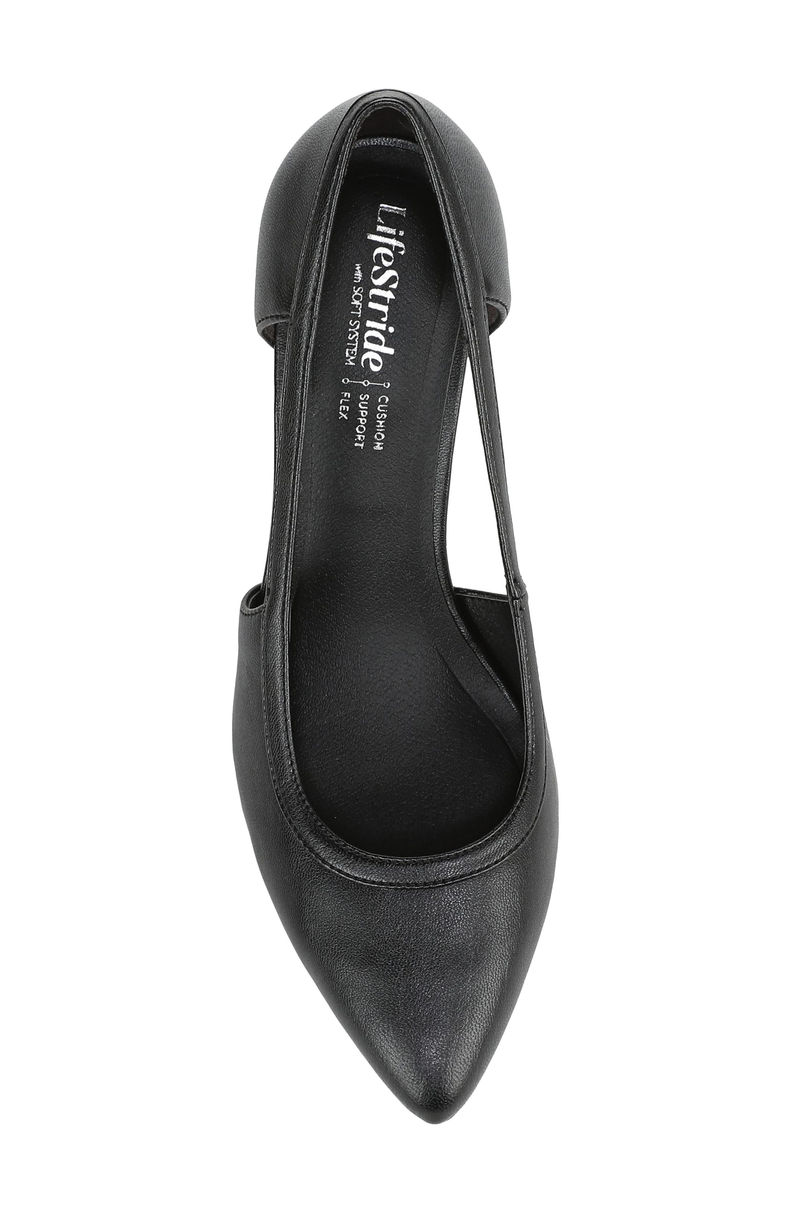 LifeStride Alma Pointed Toe Pump, Alternate, color, Black